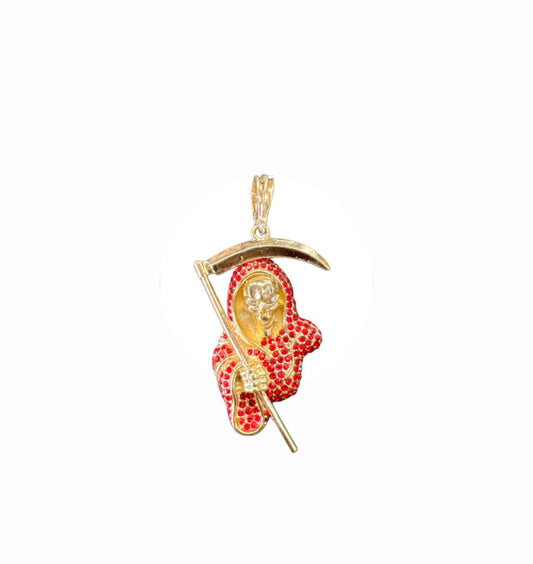 Santa Muerte Red Pendant – Empowerment & Spiritual Protection