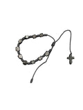 Genuine Azabache Bracelet with Cross– Black Protection Bracelet