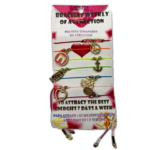 Bracelet Weekle of Attraction: to attract the best energies 7 days a week