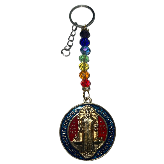 Saint Benedict Keychain - Protective Talisman & Amulet