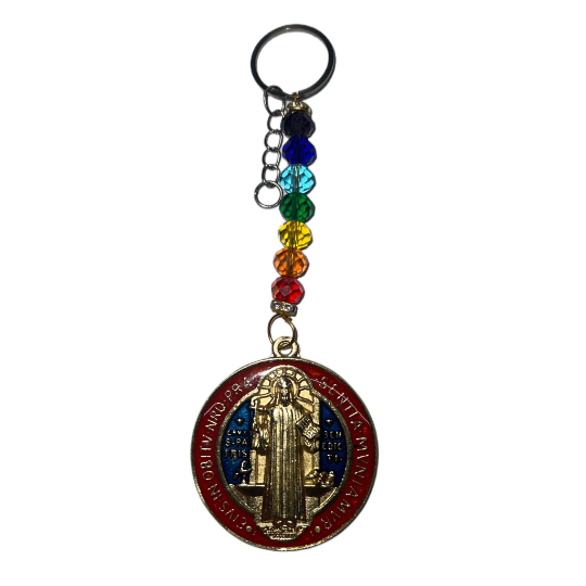 Saint Benedict Keychain - Protective Talisman & Amulet