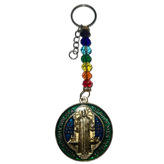 Saint Benedict Keychain - Protective Talisman & Amulet