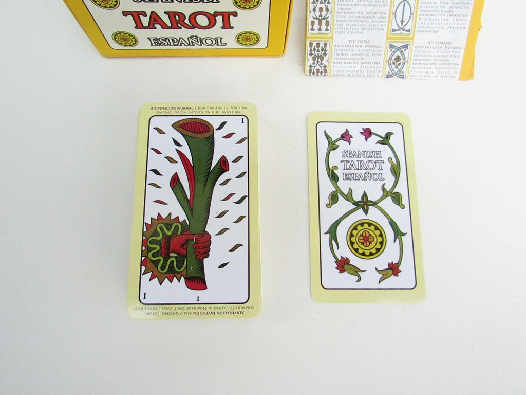 Spanish Tarot Deck – Complete 78 Card Set with Instruction Booklet