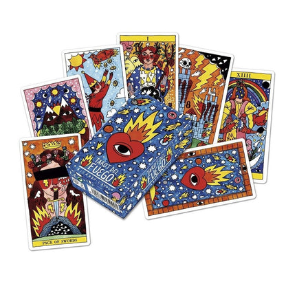 Tarot del Fuego – Vibrant Tarot Deck by Ricardo Cavolo